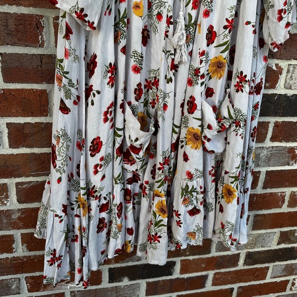 Altar'd State L Flowy cottagecore midi dress pockets Romantic‎ vintage inspired - Picture 3 of 13